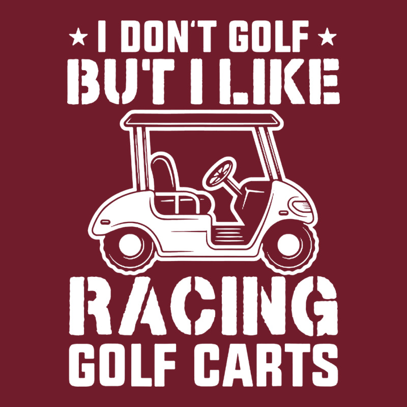 I Don't Golf But I Like Racing Golf Carts Zipper Hoodie by linhVisuals | Teevron