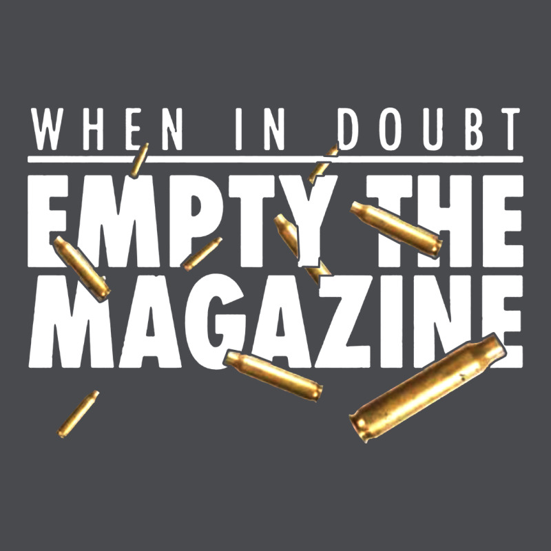When In Doubt Empty The Magazine Zipper Hoodie by linhVisuals | Teevron