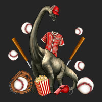 Brachiosaurus With Baseball Premium Hoodie | Teevron
