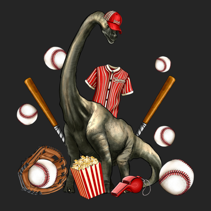 Brachiosaurus With Baseball Premium Hoodie by Artiststas | Teevron