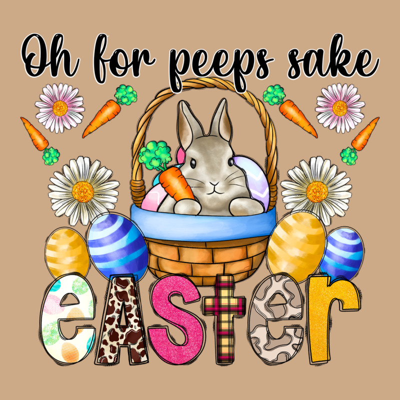 Oh For Peeps Sake Easter Vintage Hoodie by CowhideDigitalArt | Teevron