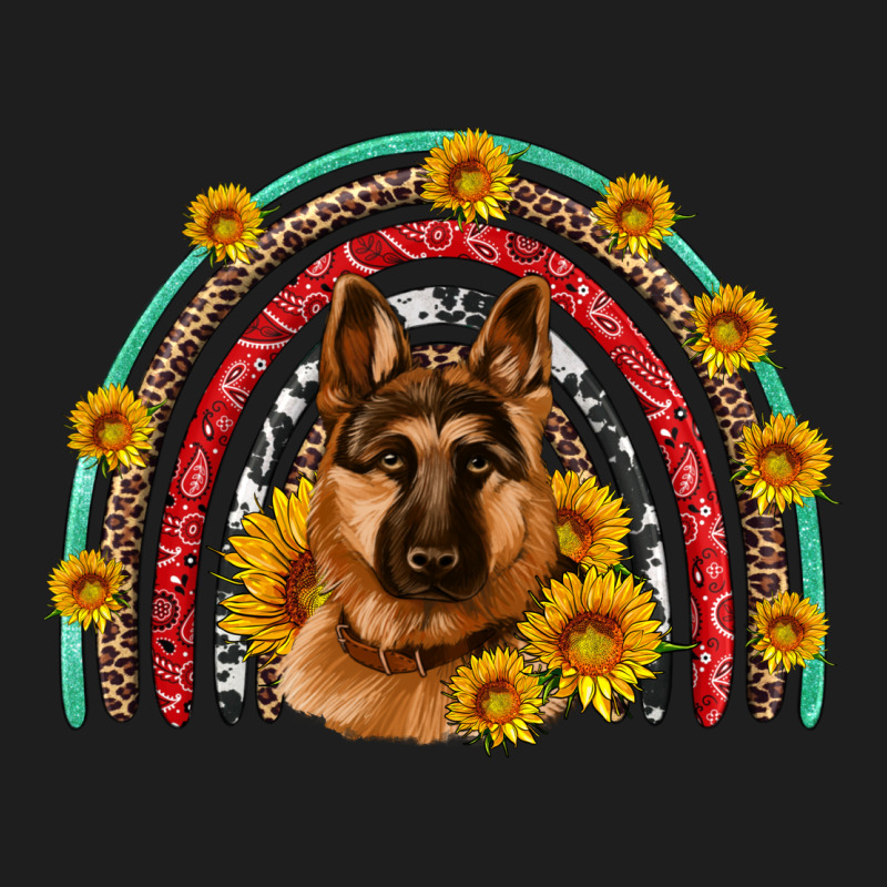 German Shepherd Rainbow Classic Tee by Artiststas | Teevron