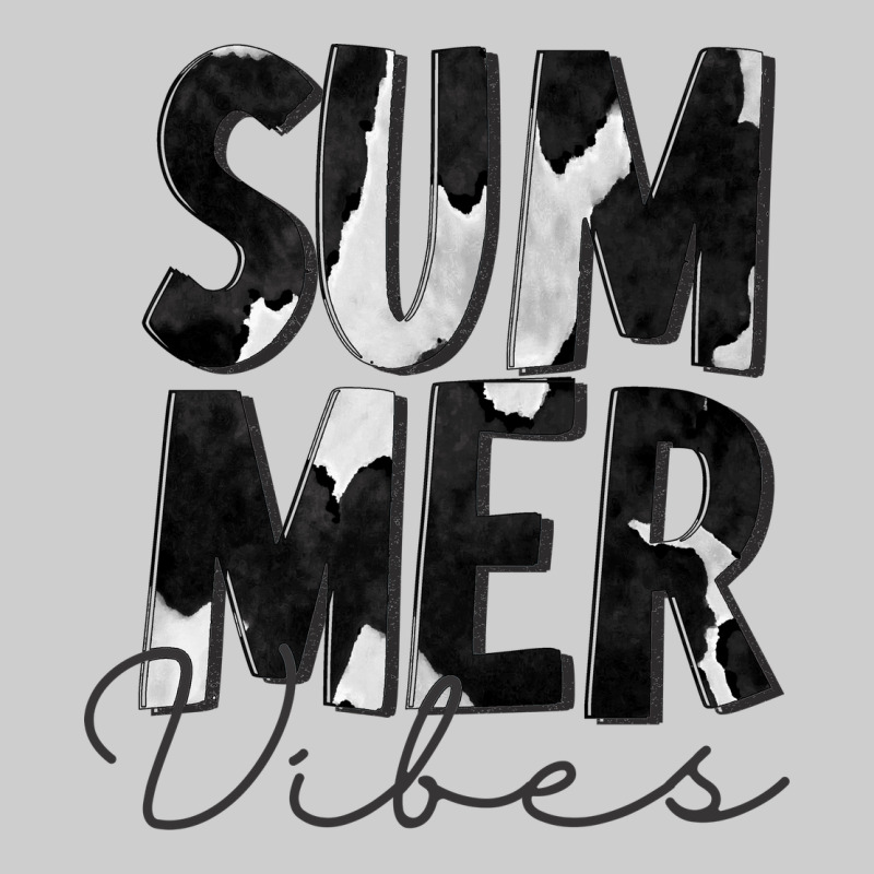 Summer Vibes Black White Cowhide Premium Tee by CowCowDesign | Teevron