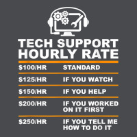 Tech Support Hourly Rate T Shirt Zipper Hoodie | Teevron