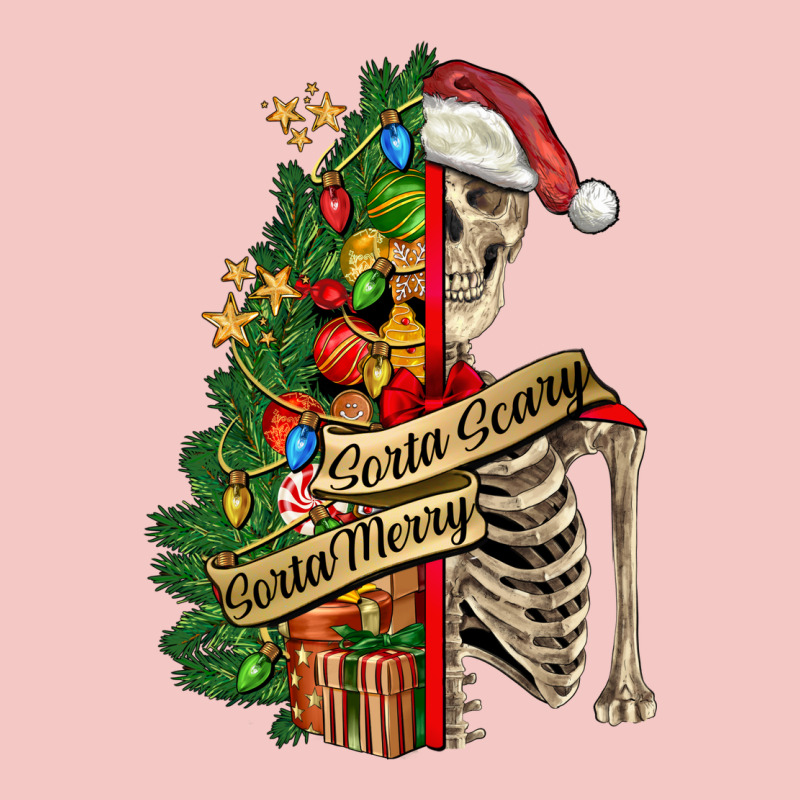 Sorta Merry Sorta Scary Skeleton Urban Heavy Tee by FaDigitalArtStudio | Teevron