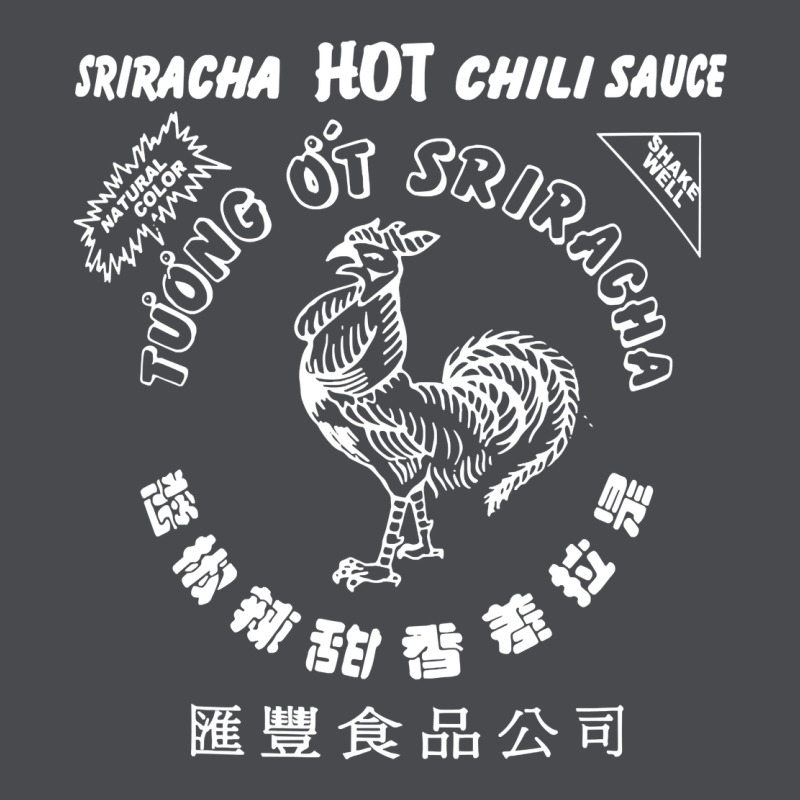 Sriracha Official Hot Chili Sauce Men's Graphic Zipper Hoodie by linhVisuals | Teevron