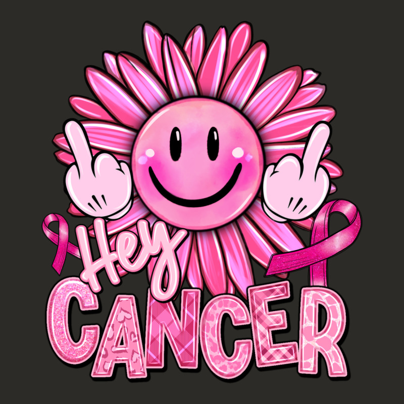 Hey Cancer Smiley Face Breast Cancer Heavy Core Tee by RanaPortraitStore | Teevron