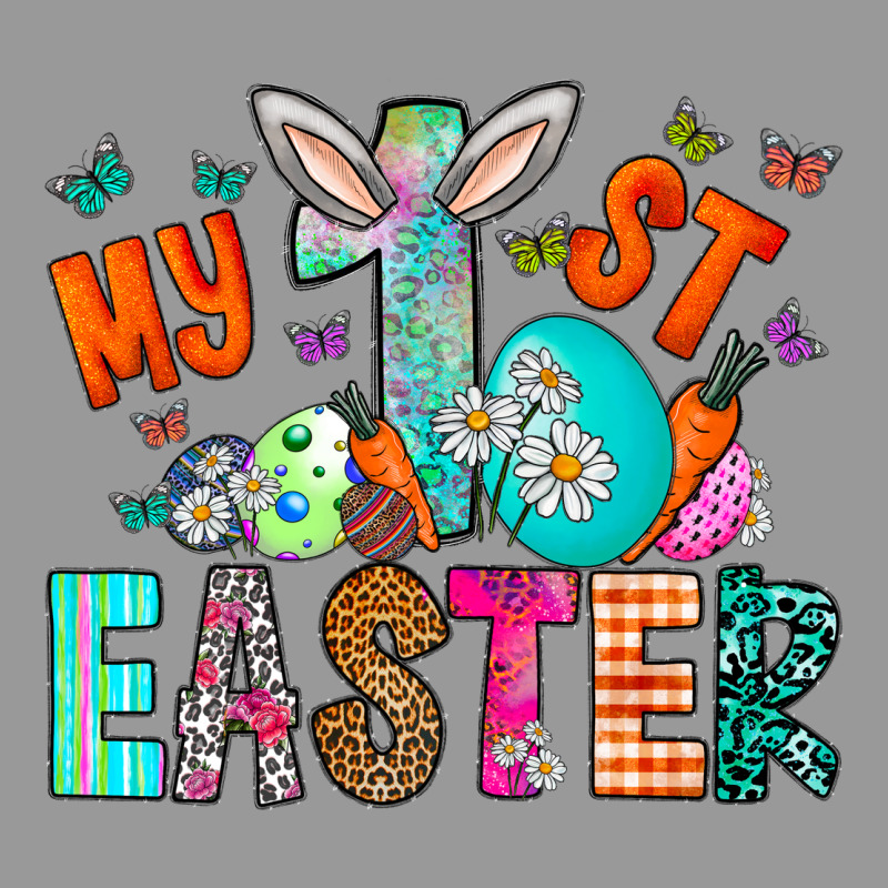 My 1st Easter Vintage Hoodie by CowhideDigitalArt | Teevron