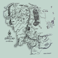 Middle Earth Map [tw] Zipper Hoodie | Teevron