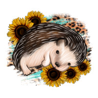 sleeping hedgehog sunflower leopard | Teevron