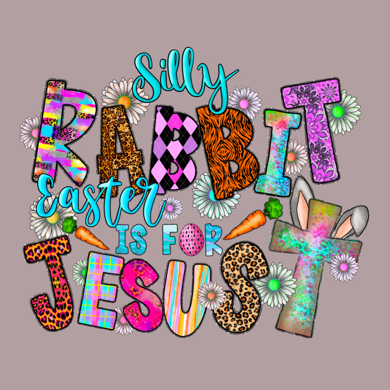 Silly Rabbit Easter Is For Jesus Vintage Hoodie by CowhideDigitalArt | Teevron
