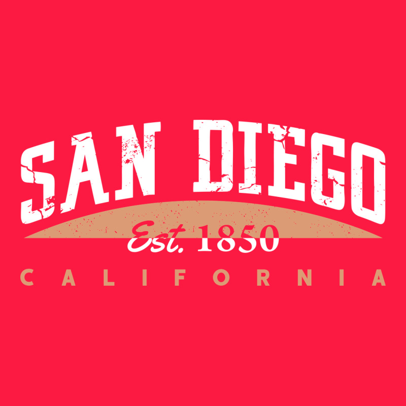 San Diego California Zipper Hoodie by linhVisuals | Teevron