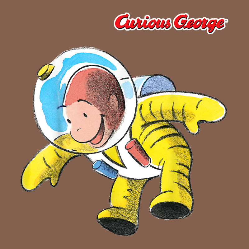 Curious George Happy Astronaut Portrait T Shirt Zipper Hoodie by linhVisuals | Teevron