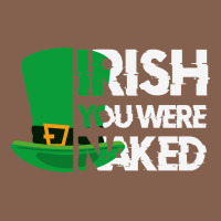 Irish You Were Naked Funny St Patrick Day Zipper Hoodie | Teevron