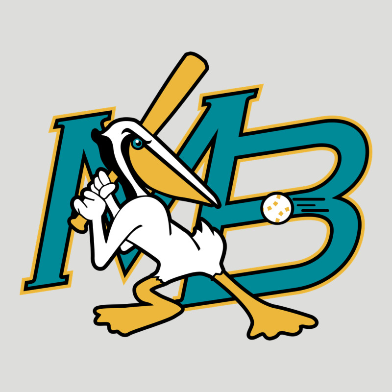 The Myrtle Beach Pelicans Baseball Zipper Hoodie by linhVisuals | Teevron