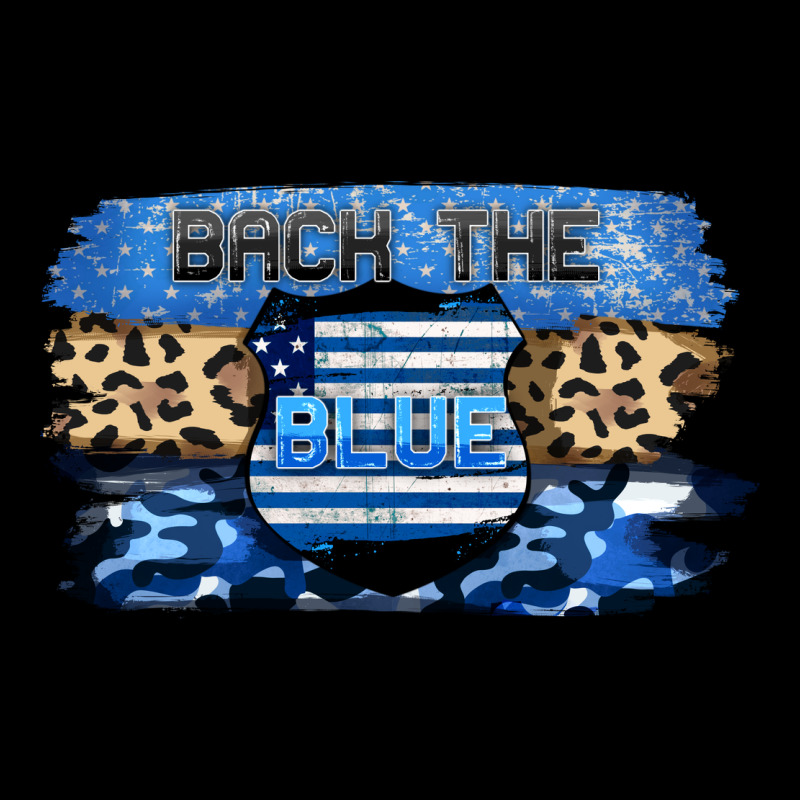 Back The Blue Ladies Tee by FaDigitalArtStudio | Teevron
