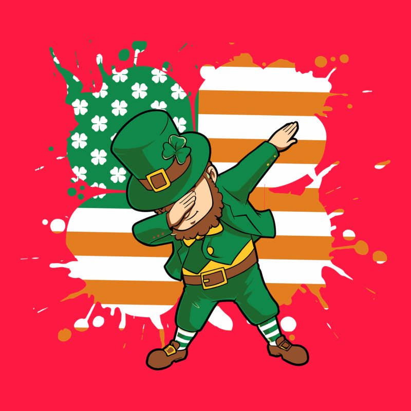 Dabbing Leprechaun Irish American Flag Zipper Hoodie by linhVisuals | Teevron