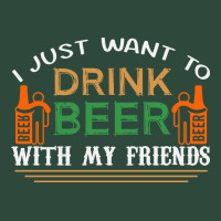 I Just Want To Drink With My Friends Zipper Hoodie | Teevron