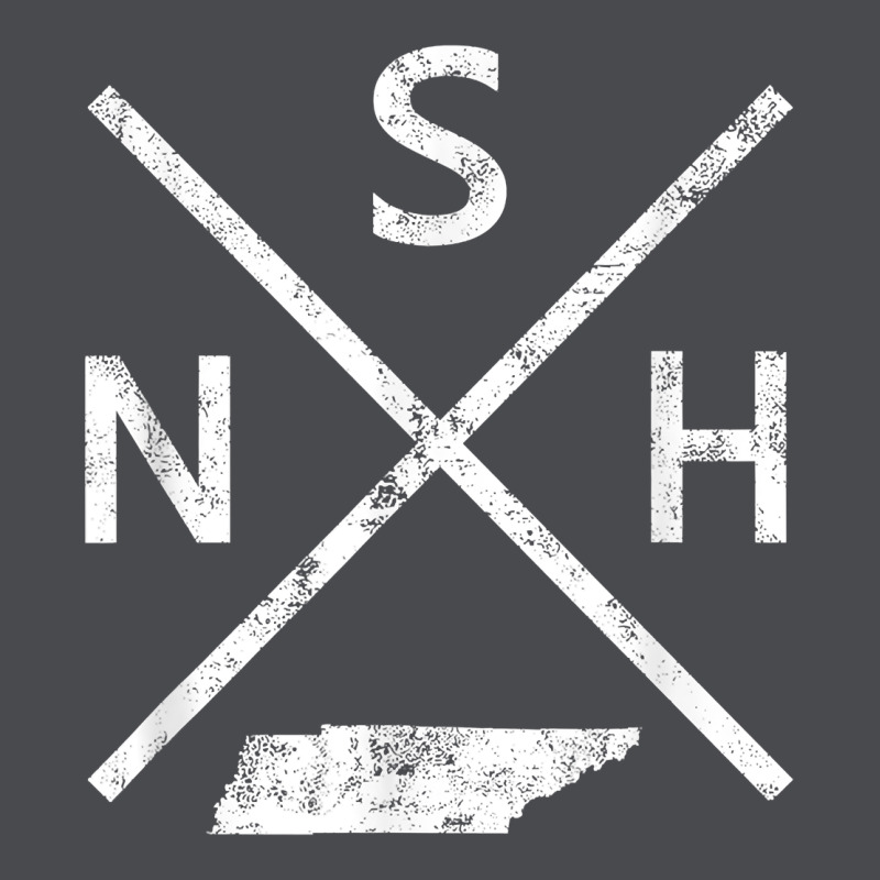 Vintage Nashville Retro Nsh Cross T Shirt Zipper Hoodie by linhVisuals | Teevron