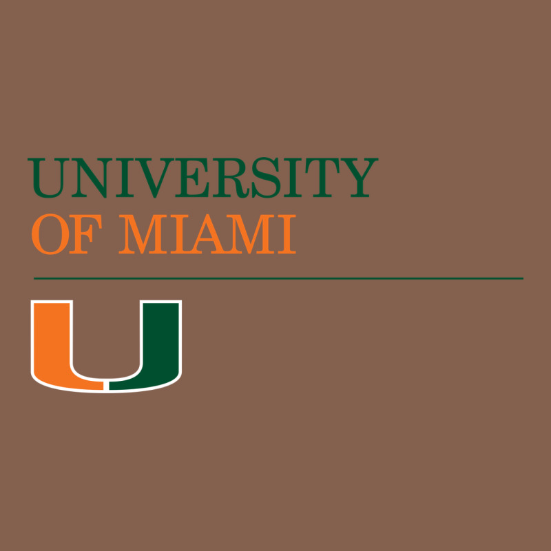 The University Of Miami Zipper Hoodie by linhVisuals | Teevron