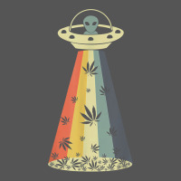 Vintage Alien Weed Pot Leaf Ufo Abduction Marijuana Cannabis T Shirt Zipper Hoodie | Teevron