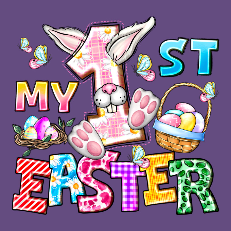 My 1st Easter Vintage Hoodie by CowhideDigitalArt | Teevron
