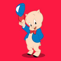 Porky Pig Zipper Hoodie | Teevron