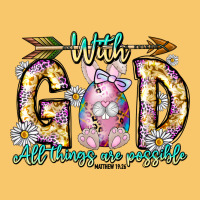With God All Things Are Possible Easter Day Vintage Hoodie | Teevron