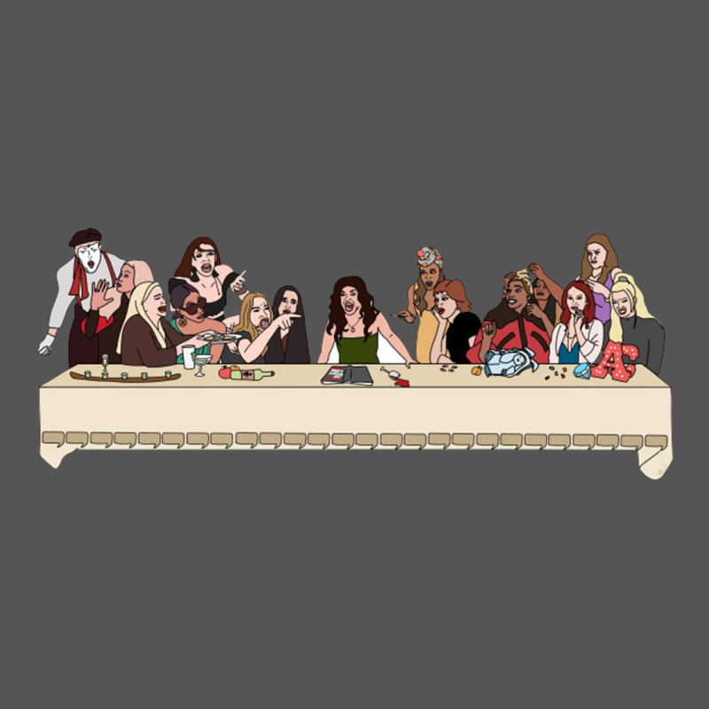 The Last Supper Of The Real Housewives Zipper Hoodie by linhVisuals | Teevron