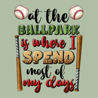 At The Ballpark Is Where I Spend Most My Days Urban Heavy Tee | Teevron