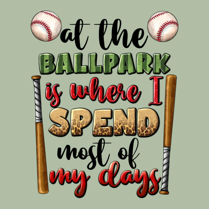 At The Ballpark Is Where I Spend Most My Days Urban Heavy Tee by BundleAndBundleShop | Teevron