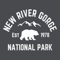 Womens New River Gorge National Park Bear West Virginia Nature V Neck Zipper Hoodie | Teevron