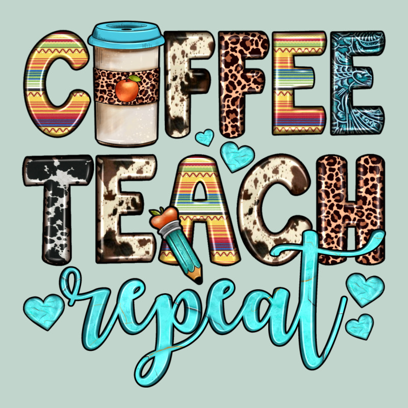 Coffee Teach Repeat Zipper Hoodie by JahusDesignShop | Teevron