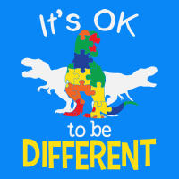 It’s Ok To Be Different Autism Dinosaur Zipper Hoodie | Teevron