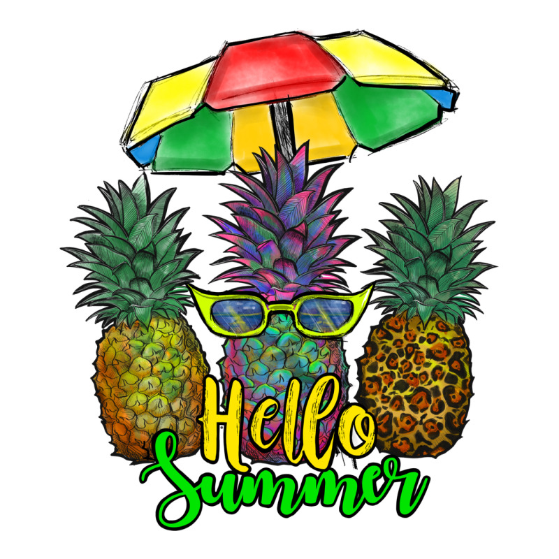 Hello Summer Pineapples Premium Tee by RanaPortraitStore | Teevron