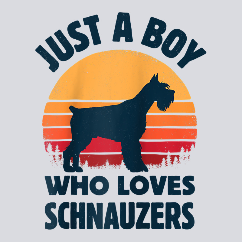 Schnauzer Just A Boy Who Loves Dogs Men Retro Vintage Sunset Raglan Ba Zipper Hoodie by linhVisuals | Teevron