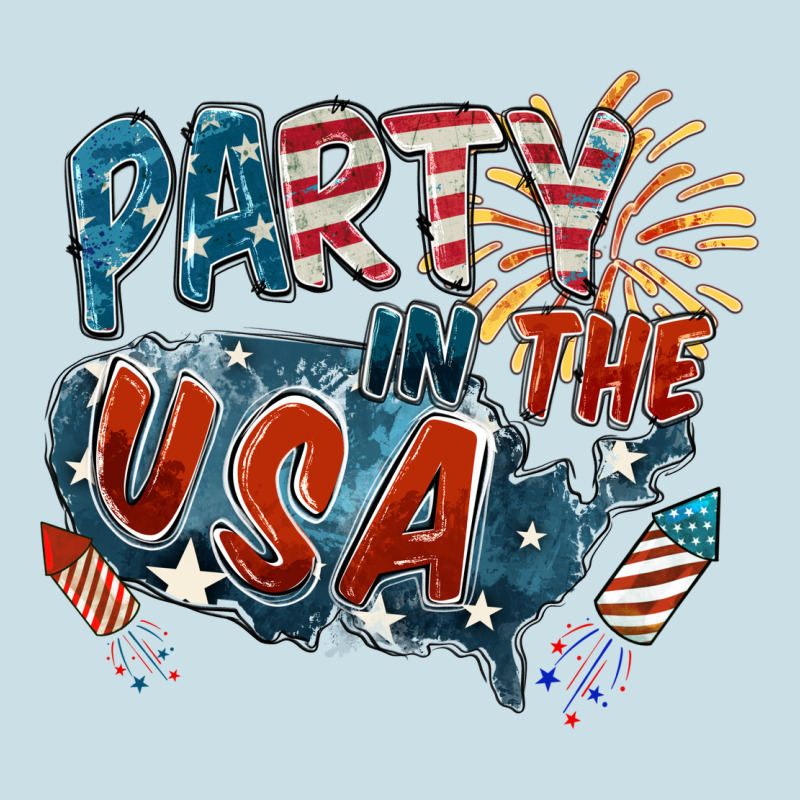 Party In The Usa Ladies Tee by FaDigitalArtStudio | Teevron