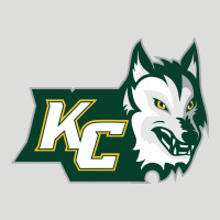 Keuka College Wolf Vectorized Zipper Hoodie | Teevron