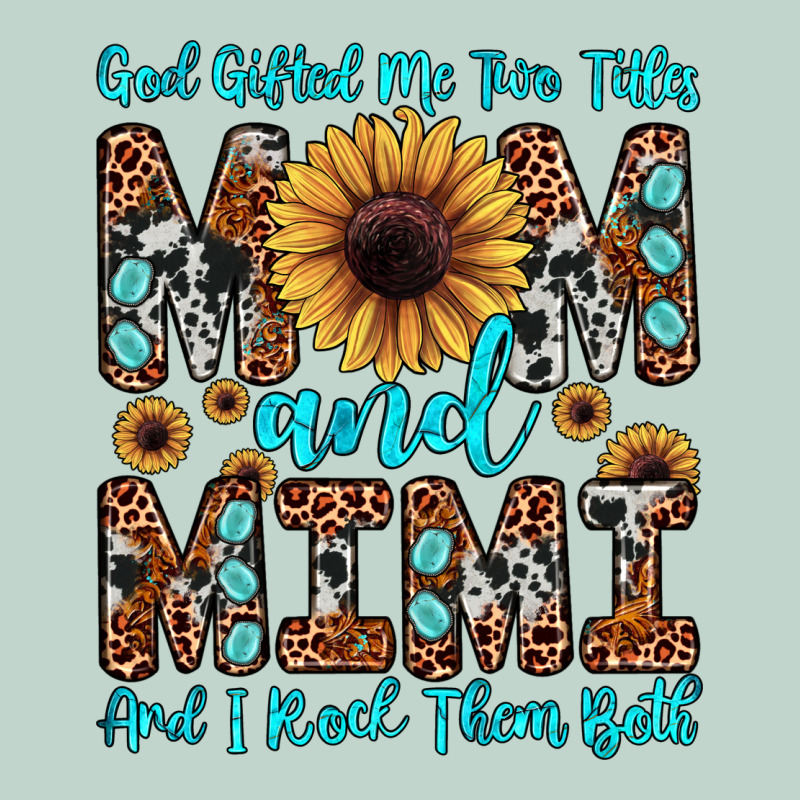 God Gifted Me Two Titles Mom And Mimi  And I Rock Them Both Zipper Hoodie by JahusDesignShop | Teevron