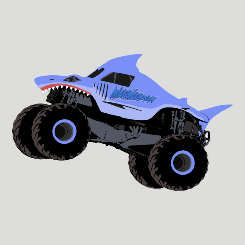 Monster Truck Megalodon Zipper Hoodie by linhVisuals | Teevron