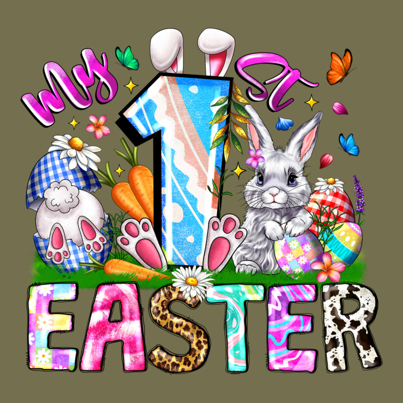My 1st Easter Vintage Hoodie by CowhideDigitalArt | Teevron