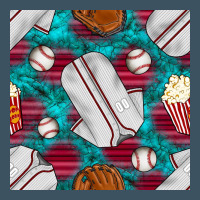 Baseball  Uniform With Turquoise Gemstone Seamless Pattern Urban Heavy Tee | Teevron
