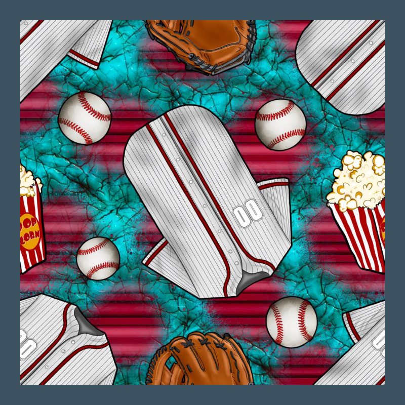 Baseball  Uniform With Turquoise Gemstone Seamless Pattern Urban Heavy Tee by BundleAndBundleShop | Teevron