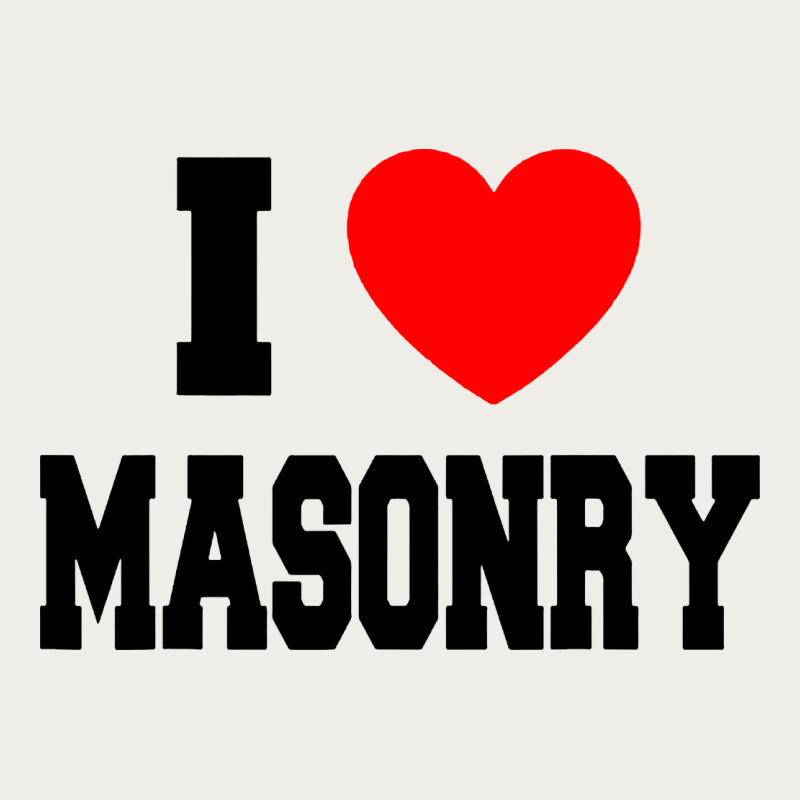 I Love Masonry Zipper Hoodie by linhVisuals | Teevron