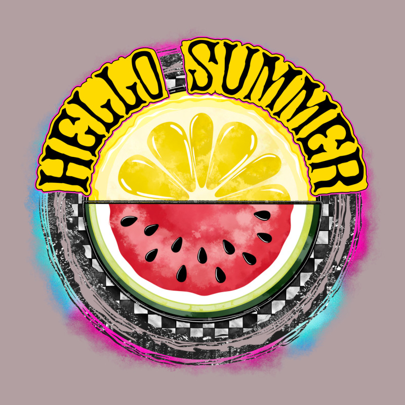 Hello Summer Vintage Hoodie by CowhideDigitalArt | Teevron
