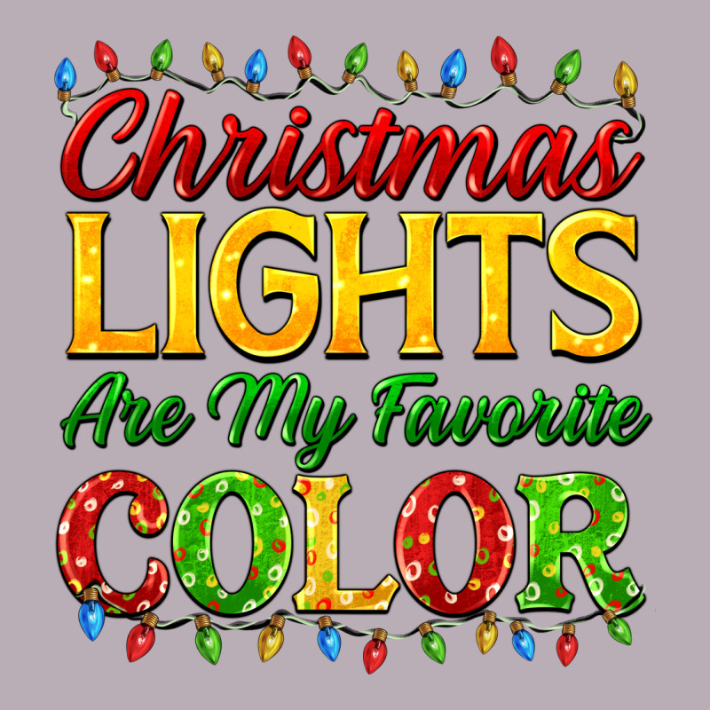 Christmas Lights Are My Favorite Color Vintage Tee by FaDigitalArtStudio | Teevron