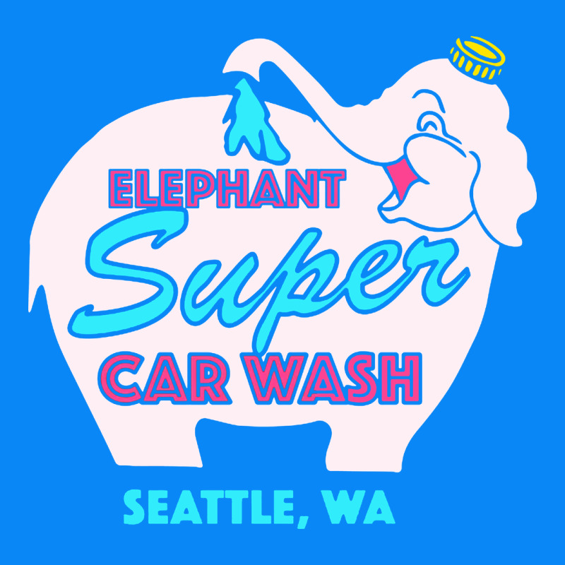 Pink Elephant Car Wash Zipper Hoodie by linhVisuals | Teevron