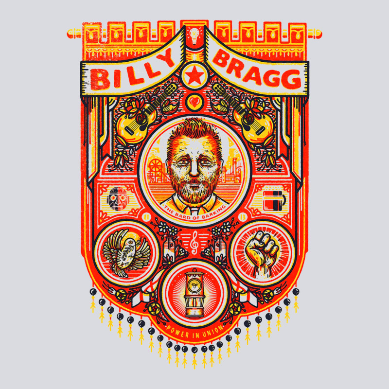 Billy Bragg Müsic Zipper Hoodie by linhVisuals | Teevron
