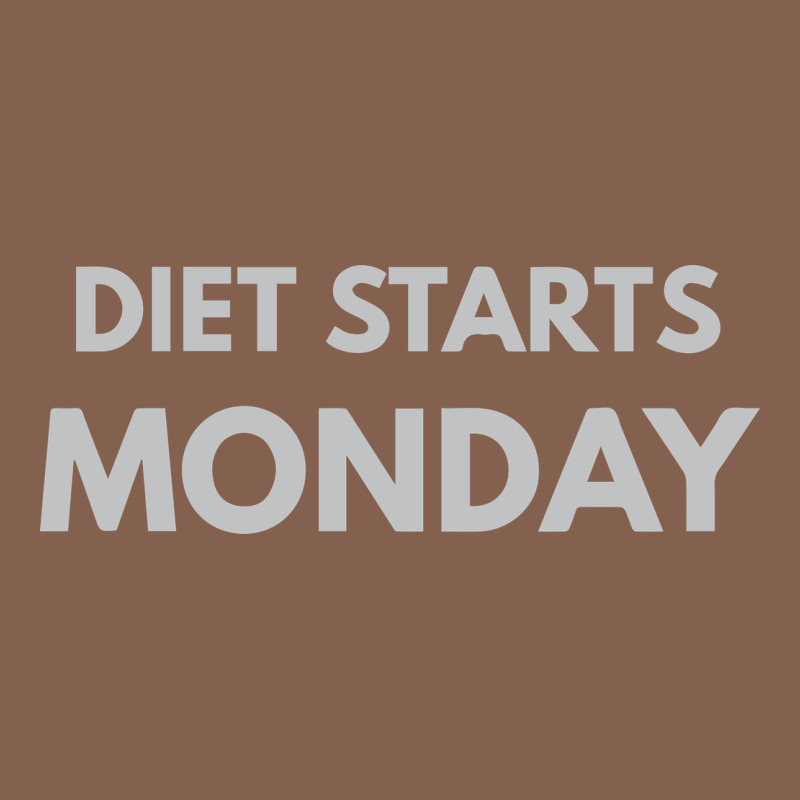 Diet Starts Monday Zipper Hoodie by linhVisuals | Teevron