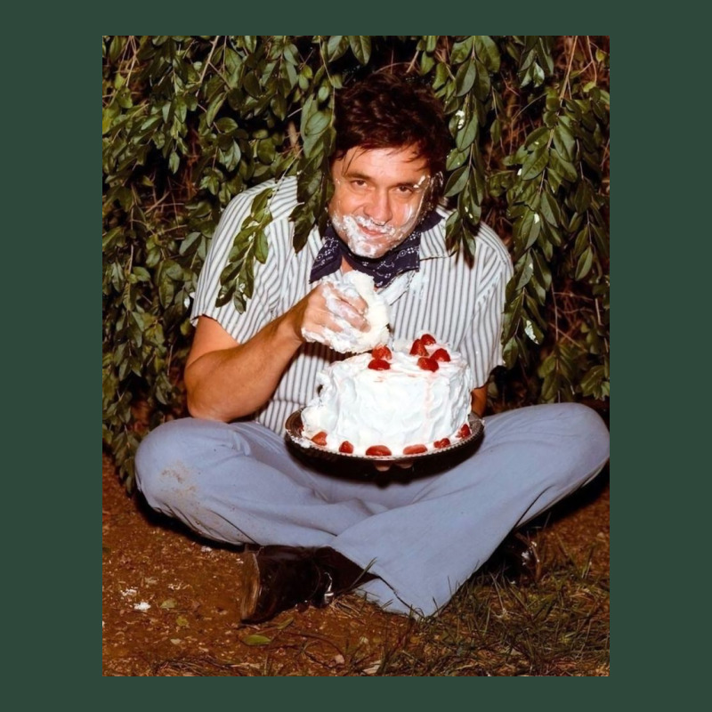 Johnny Cash Eating Cake In A Bush Zipper Hoodie by linhVisuals | Teevron